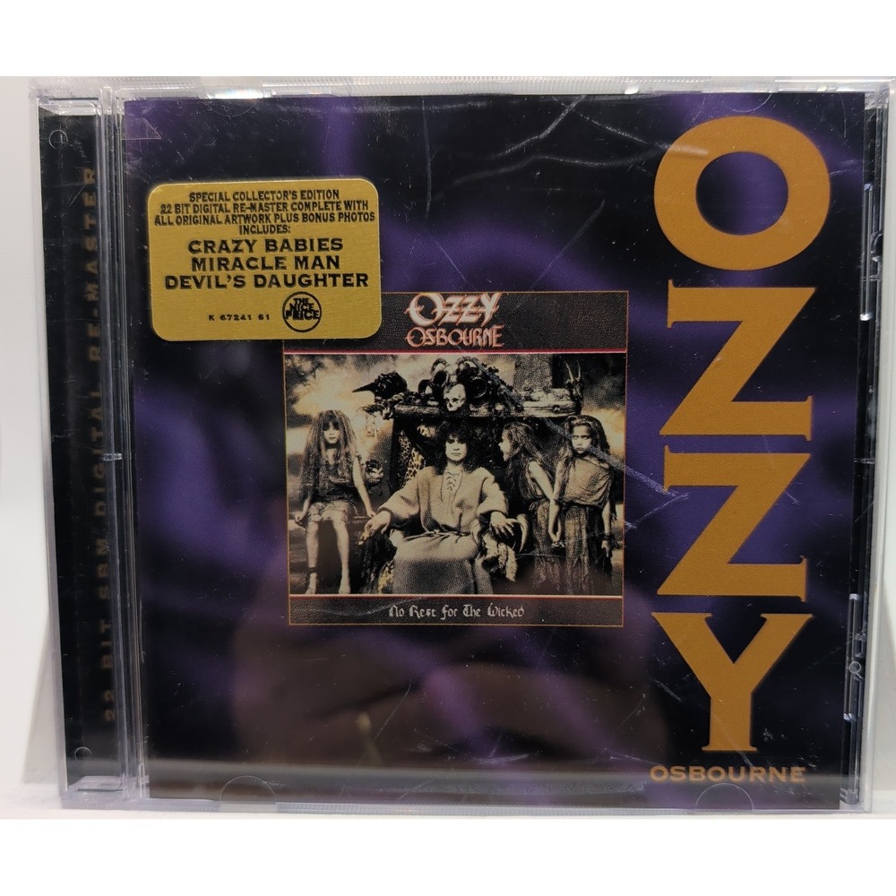 Ozzy Osbourne CD No Rest for the Wicked 22 Bit SBM Remaster Heavy Metal EK 67241